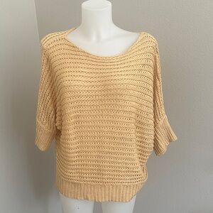 Chico's Gold Knit Sweater